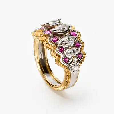 Anello Corona di Fiori