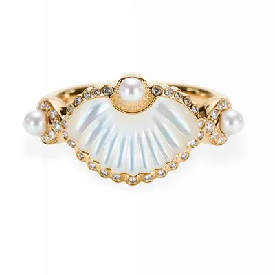 Anello Conchiglia Madreperla