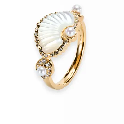 Anello Conchiglia Madreperla