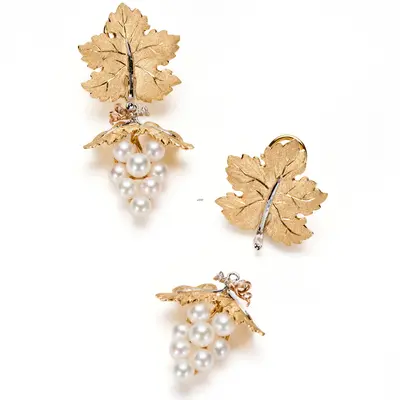 Grape Leaves Earrings