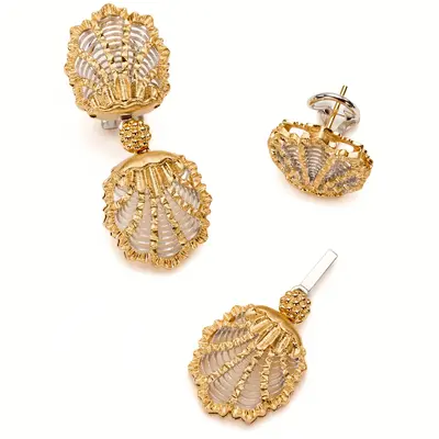 Shell Mesh Earrings