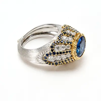 Shappire Cupola Ring