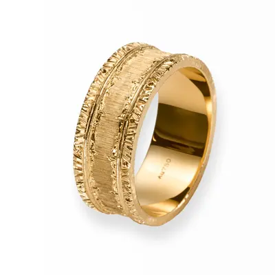 Fedina grande millefili oro