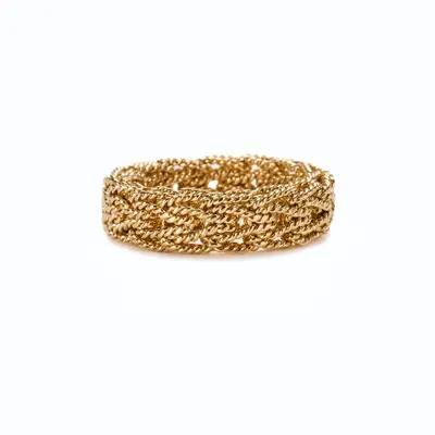 ANELLO UNCINETTO D'ORO