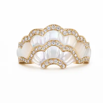 Double Seashell Ring