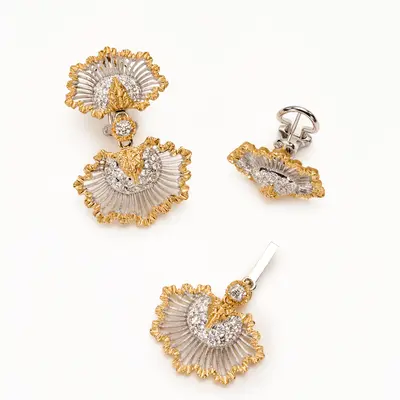 Orecchini Conchiglia con brillanti
